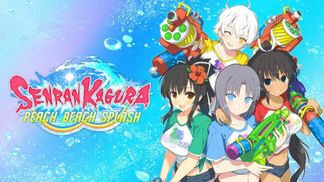 SENRAN KAGURA Peach Beach Splash Cover Art