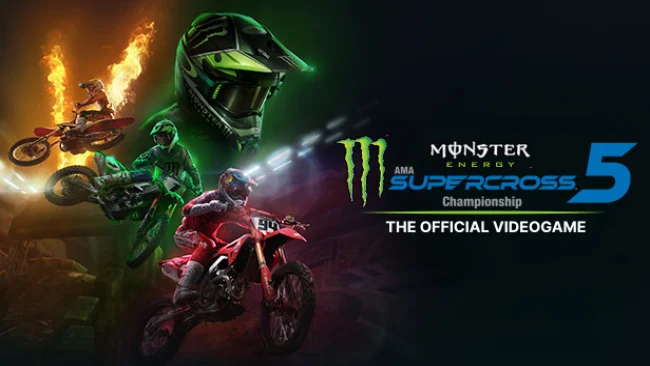 Monster Energy Supercross – The Official Videogame Cover Art
